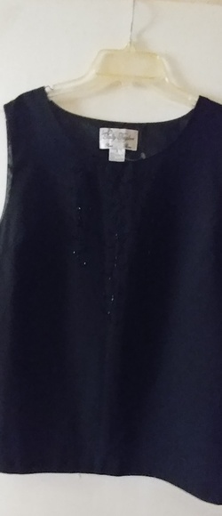 Sequin black top  black top - Picture 2 of 3